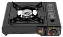 Grill portable à gaz pour camping - Appareil de cuisson à gaz de table - 2500 W, chauffe rapide - Butane/gaz liquide - Allumage électrique, 25000 allumages - 34x26x8 cm - Noir