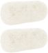 vidaXL Kussensloop - 2 stuks - HEERLEN - Wit - Ø 15 x 40 cm - Katoensatijn