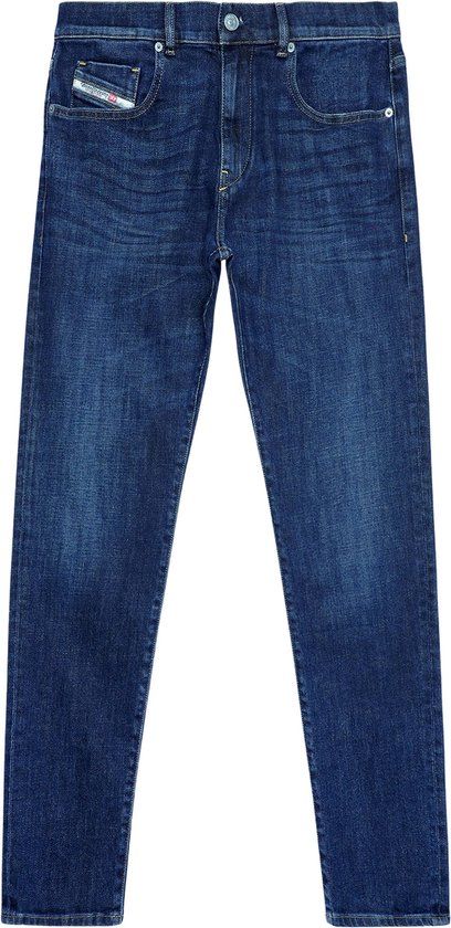 Diesel D-Strukt Jeans Heren Blauw Maat 31/34 - Slim Fit - Katoen - Casual