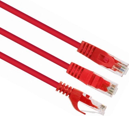 Kabel-rode Gembird UTP Cat6 kabel 1 meter rood