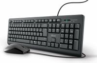 Trust Taro Pack toetsenbord en muis met kabel - Spaanse QWERTY-lay-out