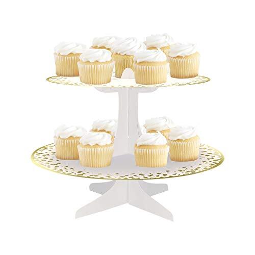 Unique Party Supplies Cupcake-standaard - goudfolie-confetti-design