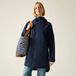 Regatta Brianka Lange Waterdichte Jas met Capuchon voor Dames - Blauw - Maat 42