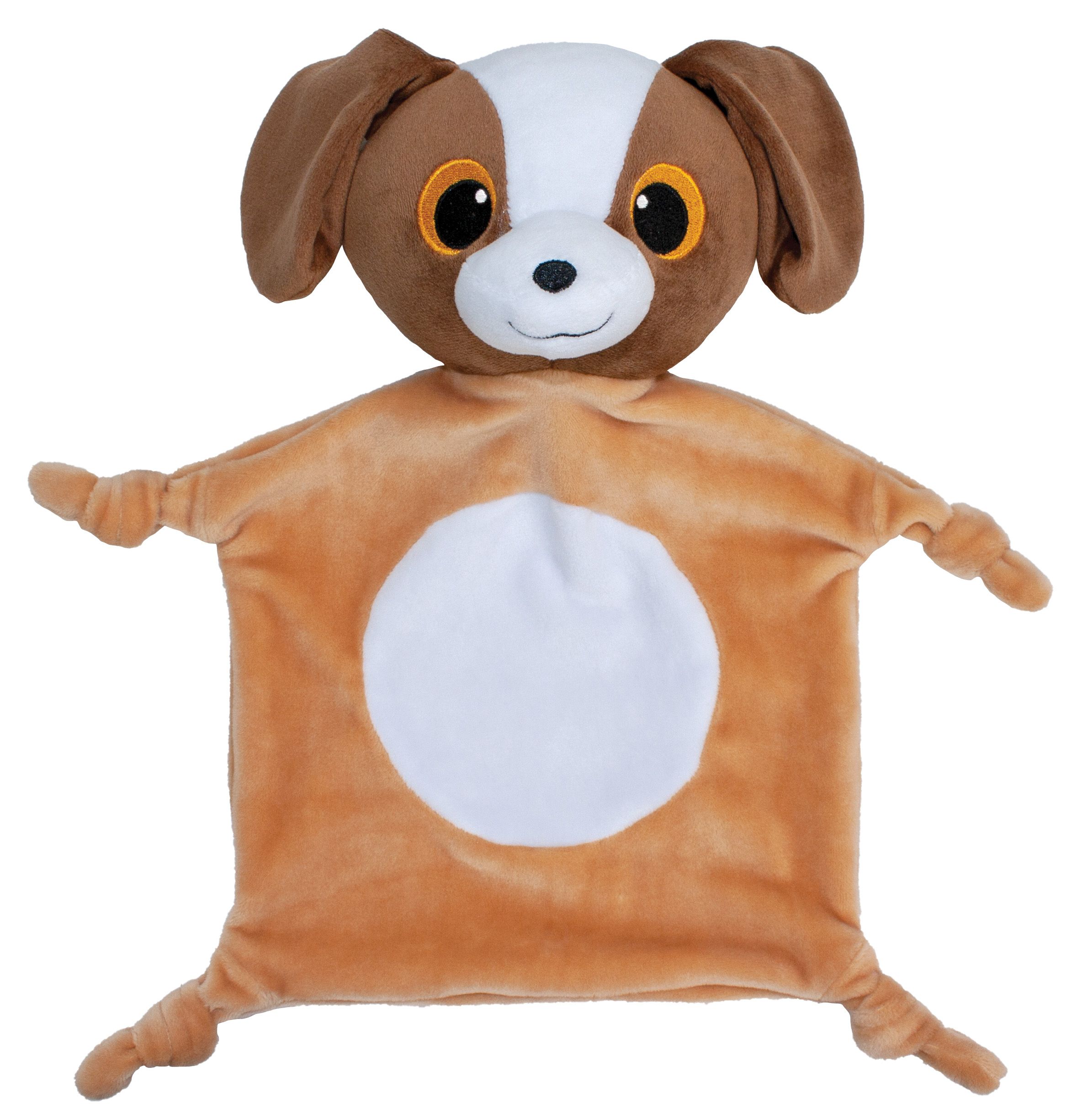 Lumo Stars Baby Line Tuttel Dog Wuff - 30x20cm - Bruin/Wit