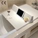 Merkloos Badplank - Badrek - met tablet houder - Wit - Kunststof - 170x75 cm