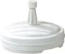Fisko Base de parasol ronde - Blanc - Plastique