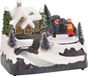 vidaXL Mini Kerstdorp 16 x 11,5 x 13 cm Kunststof Multikleur