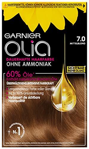 Garnier Olia - 7.0 Middenblond - 3x Haarverf