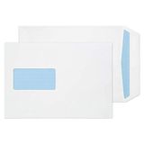 Blake Purely Everyday C5 229 x 162 mm 100 gsm Pocket Self Seal Window Envelopes (16084) White - Pack van 500