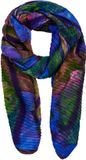 Desigual Sjaal Leaveses Rectangle Foulard Red Polyester Vrouwen Tie-dye 82x160 cm