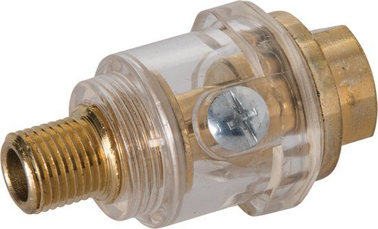 Silverline Mini perslucht olievernevelaar - roestbestendig - transparant - 55 mm