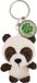 Nici Sleutelhanger Klaverblad Junior 7 Cm Pluche Zwart/groen