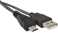 Qoltec 50521 USB-kabel USB 2.0 1 m USB A Micro-USB B Zwart
