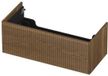 INK - Onderkast 1 Lade Push 2 Open Verticaal Gefreesd Bestaande Uit - 1000x450x376 Mm - Massief Eiken Aqua
