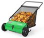 StarTech Heggenknipper Handmatige bladerenverzamelaar - Werkbreedte 53 cm - Opvangzak van 170 liter - Verstelbare, V-vormige borstels - Groen
