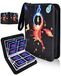 4 compartiments porte-cartes avec 50 pochettes de protection