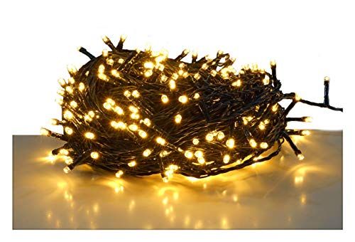 Spetebo LED-lichtketting warm wit - 40 LED / 3 m - kerstdecoratie verlichting voor binnen en buiten