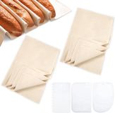 Bol professionnel toile de fermentation en lin de boulanger - lin naturel non traité - toile à pâte en lin - toile de cuisson en lin