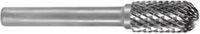 Ruko 116021 Hm Freesstift Vorm C Rond (Wrc) Kogeldiameter 8 Mm Hardmetaal Schacht-Diameter 6 Mm