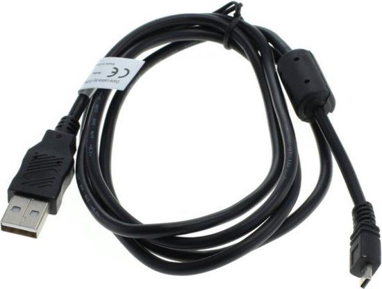 OTB USB Kabel - 1.5 m - Zwart - Compatibel met Panasonic K1HA08CD0019