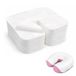 LALILL Coussinets jetables pour appui-tête pour fauteuil de massage, 100 pièces, protection du visage, pour tous les accessoires de table de massage et de thérapie, comme housse hygiénique, lingettes pour fente nasale pour table de cosmétique, salon,