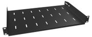Stalflex Brasserbay 19 inch 1U 300 mm – Rack voor computer en server – universele vrijdragerplaat van robuust staal, geventileerd voor rackmontage