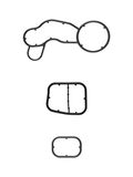 Gasket Ajusa Gasket set, oil cooler