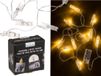 Out of the Blue lichtslinger - 1x - LED verlichte knijpertjes - warm wit - 160 cm - kerstkaarten ophangen