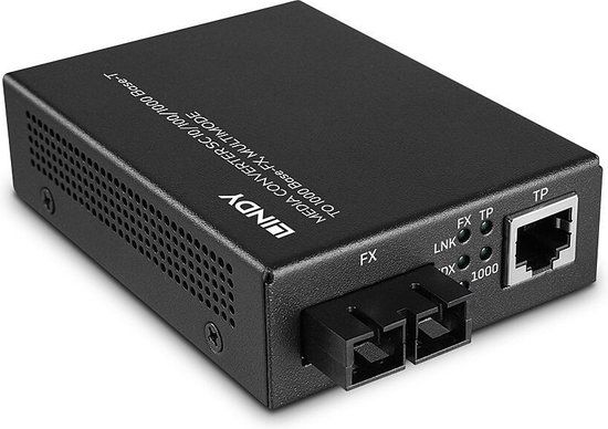 LINDY 25119 Mediaconverter 10 / 100 / 1000 MBit/s