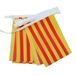 AZ FLAG Slinger Catalonië 6 m 20 vlaggen Licht Polyester 21x15 cm