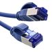 InLine® Patchkabel Slim, Cat.6A, S/FTP, TPE (LSZH) flexibel, PoE, koper (CU), LAN, Ethernet, Netwerkkabel, RJ45 Gigabit, blauw, 20m, 74920B