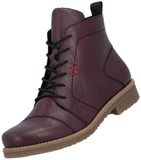 Rieker dames enkellaarsjes 73500-30 rood (bordeaux)