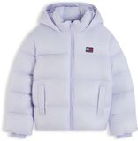 Tommy Hilfiger Kids Pufferjas - Lila - Maat 12