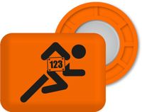BIBBITS PROM'ES bv Bibbits hardloopmagneten | 123 Runner Orange