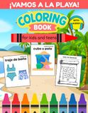 ¡Vamos a la Playa! Bilingual Spanish Beach Coloring & Activity Book
