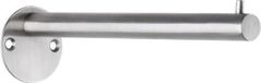 Alco Wandgarderobe Alco zilver - 1 haak - Metaal