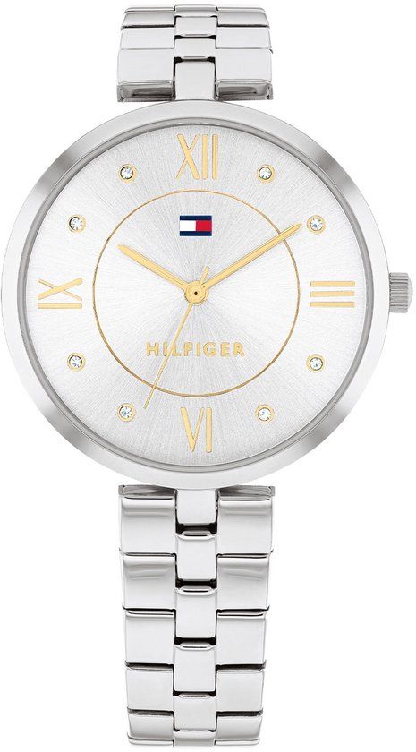 Tommy Hilfiger Ella TH1782683 Dames Horloge Zilverkleurig Staal 34 mm