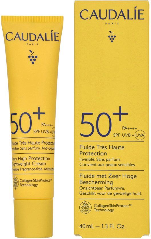 Caudalie Vinosun Protect Very High Protection SPF50+ Face Fluid - 40 ml