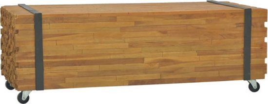 vidaXL Salontafel 110x45x38 cm Massief Teakhout