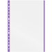 Grafoplás 5511051 Doos met 100 transparante multi-perforatie-hoesjes, folio formaat, rood, 16 gaten, polypropyleen, extra glas, voor ringmappen