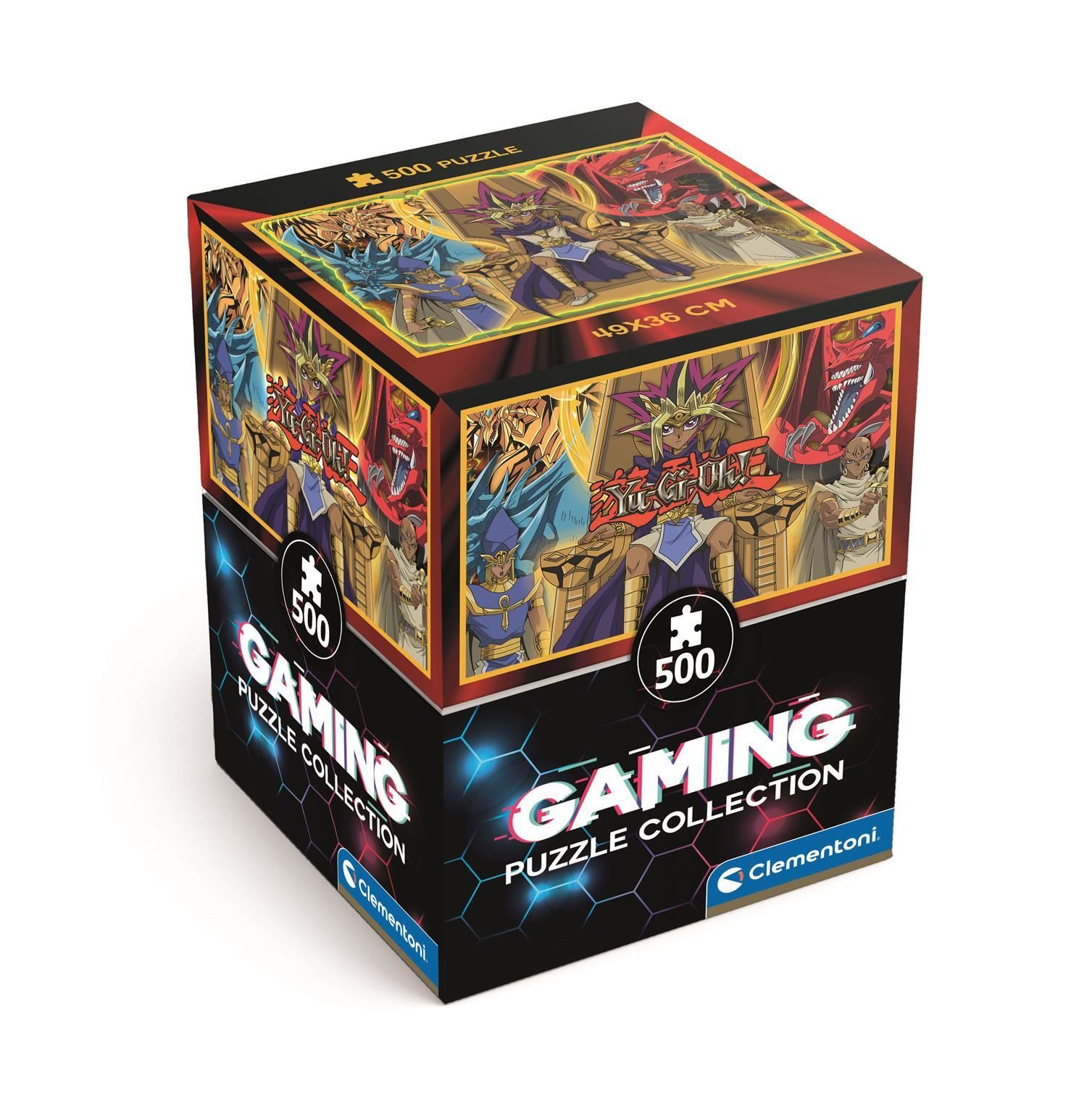 Clementoni 35603 Puzzel 500 Stukjes Yu-Gi-Oh! Gaming Collection Cube