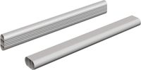 vidaXL Kaststang - 2 stuks - Zilver - Aluminiumlegering