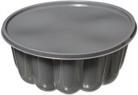 5 Five Simply Smart Siliconen Charlottevorm met Deksel, Rond, Kunststof, Gris Clair, 20.8 cm