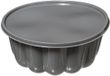 5 Five Simply Smart Siliconen Charlottevorm met Deksel, Rond, Kunststof, Gris Clair, 20.8 cm
