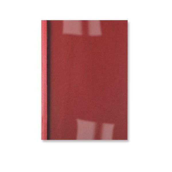 GBC LeatherGrain ThermaBind Bindomslagen 1,5mm Rood (100)