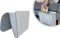 Home & Comfort Bedside Pocket - Bed Organizer - Grey Felt
