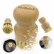Prowent Brosse de nettoyage en fonte avec manche en bois