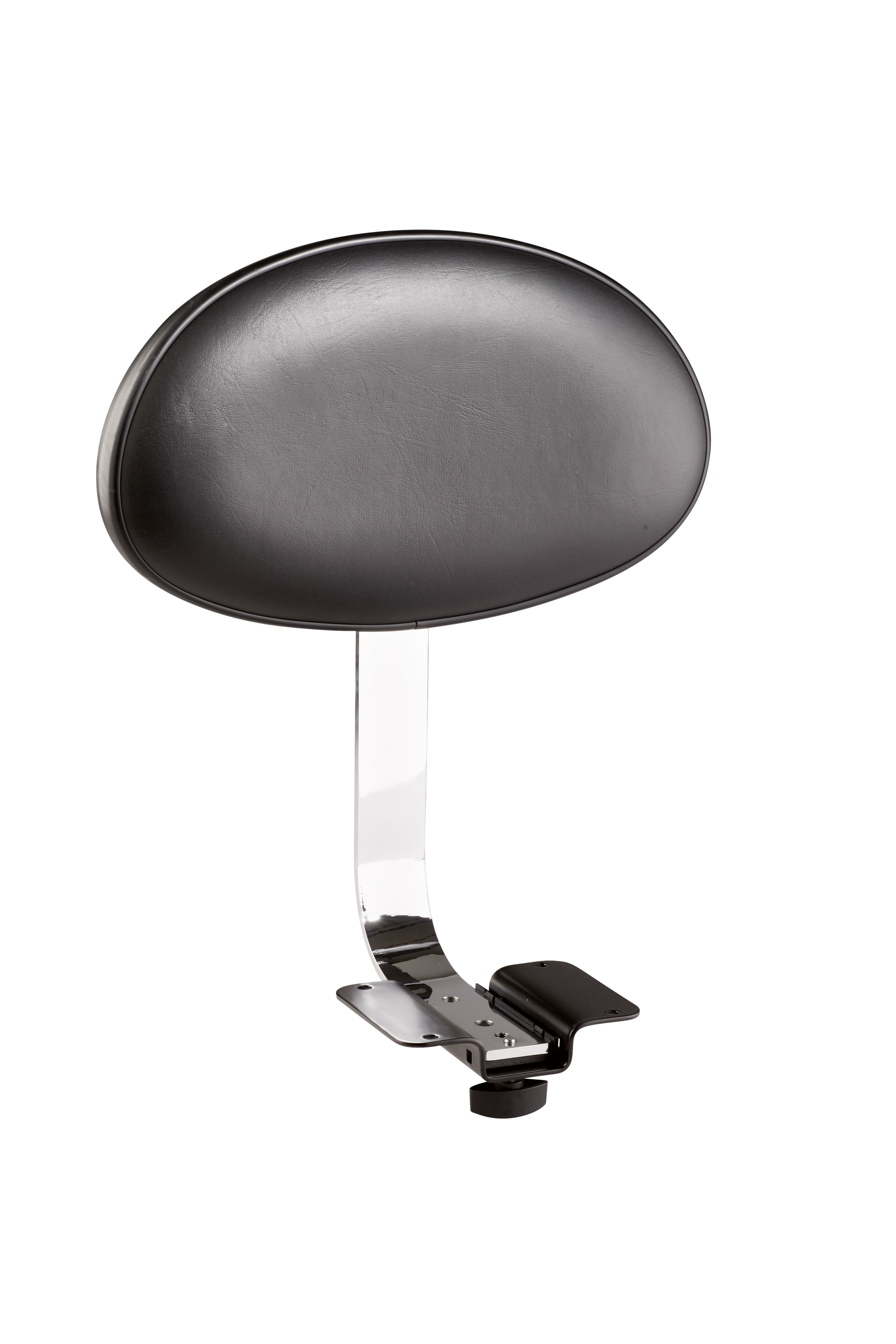 König & Meyer 14005 - Bar stool - Padded backrest - Black, Chrome