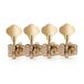 Gear4Music Guitarworks Basgitaar Stemmechaniek, 4-in-line, Goud