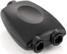 PremiumCord Passieve signaalcombiner/splitter Toslink, TOS F - 2X TOS F, bus op bussen, kleur zwart